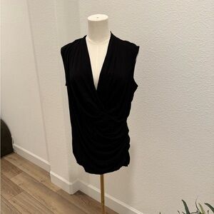 MM Lafleur Elegant Black Sleeveless Top 1x